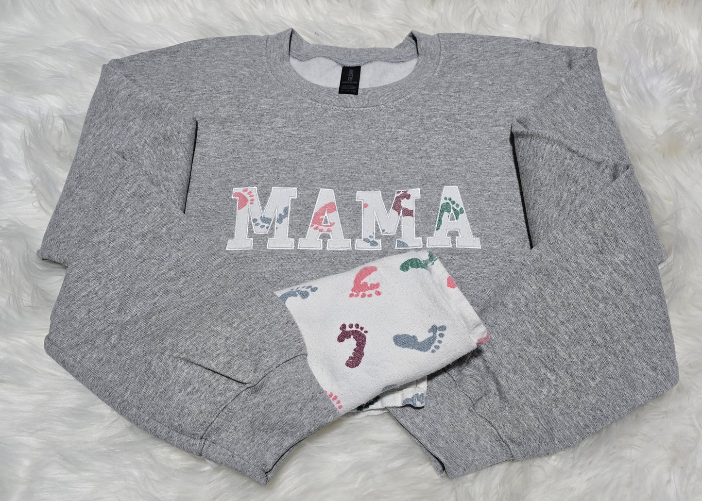 Custom MAMA onsie/blanket sweatshirt